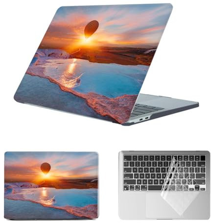 HLAAJJX Funda Case para MacBook Pro 15 Pulgadas Retina (2012-2015) A1398, Carcasa Rígida Protettiva de Plástico & Cubierta de Teclado para Macbook Pro 15 Retina,Sol de Mar