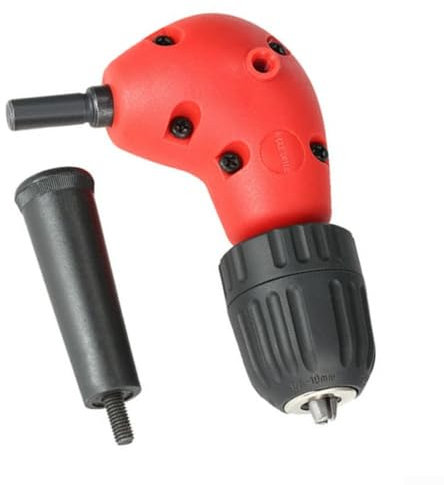 Right Angle Drill Attachment with Quick Change Keyless Chuck for Effortless Drilling Tasks