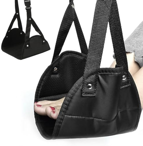 OUDQFCJ Children's Footrest, Adjustable Footrest Airplane, Travel Accessories for Airplanes/Car, Useful Aeroplane Gadgets Make Long Distance Travel Easy and Convenient