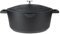 MasterClass Cast Aluminium Oval Casserole Dish With Self-Basting Lid Lighter Than Cast Iron Non-Stick, Black, Hob To Oven Easy Gravy Pouring Lip For Long Braising, Stews, Dishwasher safe, 30cm, 6L