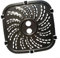 Zilimontt Air Fryer Grill Plate, Carbon-Steel Replacement Tray, Nonstick Coating for Vortex Pro 8QT Plus Model, with 6 Rubber Tabs, Air Fryer Accessories (19.4 * 19.2cm)