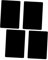 HOMSFOU 2 Pairs Silicone Laptop Palm Pads Wrist Rests for Heat Dissipation Ergonomic Support for Apple Laptops Comfortable Wrist Relief for Typing