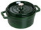 Staub 1101885 Cocotte, 18 cm rund, Bräter aus Gusseisen, basilikum