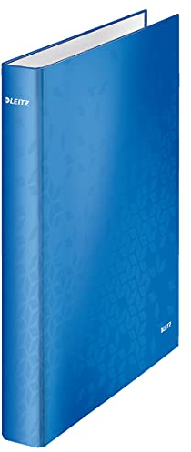 Leitz Ringbuch A4 2R, 25Cm, Blau Metallic