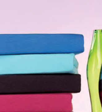 Estella Zwirnjersey-Spannbetttuch 6900, 200 x 200 cm (fuchsia)