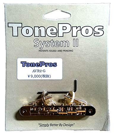 TonePros AVR-II Tune-o-matic Bridge Gold