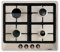 Plados Piano cottura a gas incasso 4 fuochi 58 cm Nero Star 60 UG95