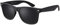 La Optica B.L.M. Sonnenbrille UV 400 Schutz CAT 3 Damen Herren Festival JGA Sport Brille Retro Vintage Party - Gummiert Schwarz (Gläser: Polarisiert Grau)