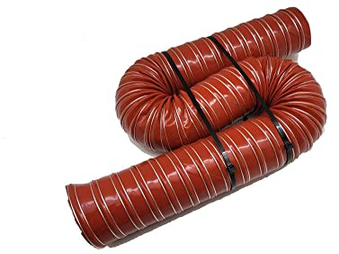 Autobahn88 Conduit flexible SCAT automobile (fibre de verre imprégnée de silicone, fil d'acier renforcé), diamètre intérieur 51 mm (2), longueur 3 mètres (10 pieds)
