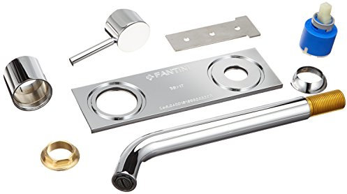 Rubinetteria Fantini 5002E813B Miscelatore Lavabo a Parete Nostromo Leadfree, Cromo