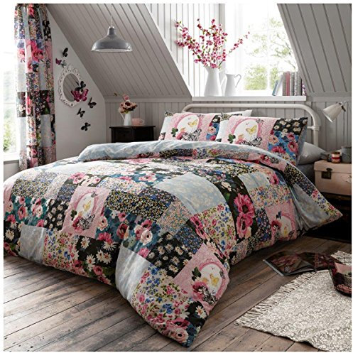 Gaveno Cavailia Luxurious Ellis Bed Set with Duvet Cover and Pillow Cases, Polyester-Cotton, Multi, Single
