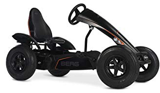 BERG XXL Black Edition BFR Gokart | Premium Tretfahrzeug mit BFR System | Verstellbarer Sitz für Kinder und Erwachsene | Robuster Stahlrahmen