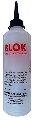 TOMASELLI MERCERIA Colla Liquida Adesivo Acetovinilico Super Blok Tessuti 200 Grammi Marbet