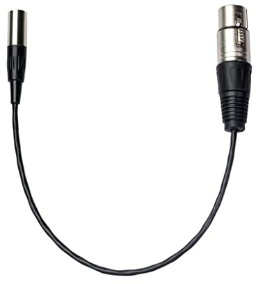 Yunir Cavo, Cavo Mini XLR in Lega di Zinco da 3 Pin Maschio a XLR 3 Pin Femmina in Alluminio schermato con Filo di Rame