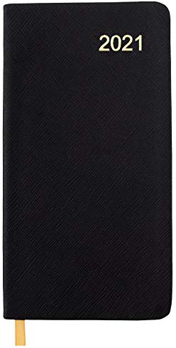 Taschenkalender/Taschenkalender: 14 Monate (beginnt November 2020) / 2021 Kalender / 2021 Wochenkalender / Wochenplaner Organizer (schwarz)