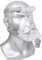 Vollgesichtsmaske Schlafmaske C-P-R-Maske für Schlaf-Apnoe-Schnarchen, frei einstellbares Kopfband, Universal(M)