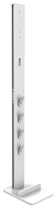 PureMounts PM-VAC-01, organizer per aspirapolvere per Dyson V6 Pro, V7, V8, Cyclone Fluffy/Absolute, V10 Total Clean, Torque Drive e V11 Animal, bianco