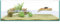 ICA AAS60 Tortuguera Isla de REPTI Selva con Solarium, Tapa de Cristal y Alfombrilla Protectora – 60x30x20 cm