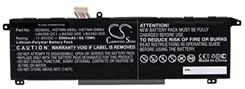vhbw batteria compatibile con HP Omen 15 2020, EK0000, EK0001TX, EK0004TX, EK0007TX laptop, notebook (5900mAh, 11.55V, Li-Poly)