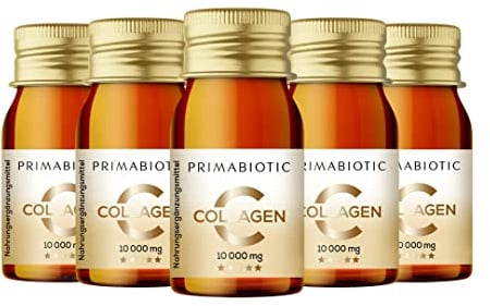Primabiotic Colágeno (10 000mg) - Colágeno bovino bebible, hidrolizado (2000Da) - 30 botellas de 30 ml.