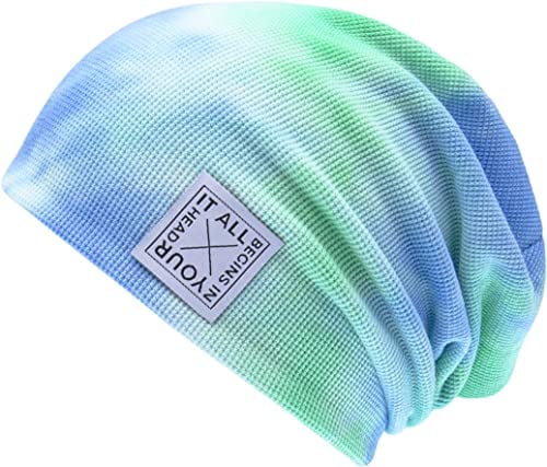 CHILLOUTS Damen Ubud Hat Longbeanie, Blau/Türkis, Einheitsgröße EU