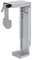 Eisnhauer PC-Halter Claw, verstellbare Computer Halterung für Verschiedene Gehäusegrößen, zur Montage unter dem Schreibtisch (Silber)
