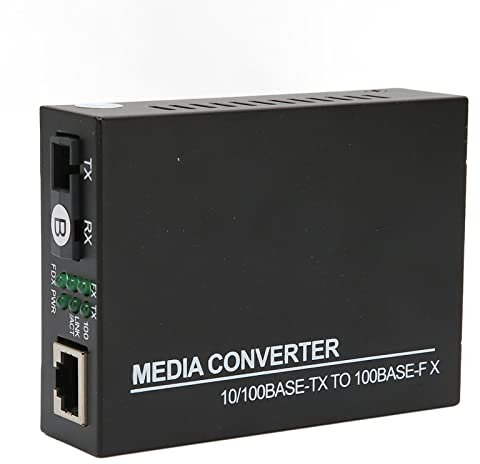 Convertisseur de Médias Ethernet Fibre Optique TLG-F1110SB-25A/B, Monomode 10/100Base-TX vers 100Base-FX, RJ45 vers SC, émetteur-récepteur Fibre Optique Jusqu'à 25 Km.