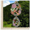 DSD Design-Studio Drechsler Fensterbild Ostertraum Plauener Spitze Frühlings-Girlande lila Ostereier mit Blumen 40 x 18 cm