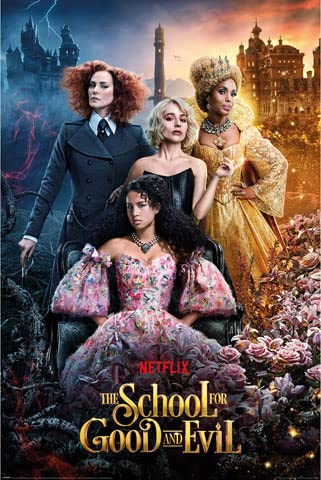 School for Good and Evil - Two Worlds - Film Kino Movie Poster Plakat Druck - Größe 61x91,5 cm