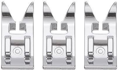 sourcing map 3pcs Pied-de-Biche Universel Droit Points Zig Zag pour Basse Tige Coudre Machine
