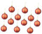 NOLITOY 12st Christbaumschmuck Weihnachtsbaum-Basketball Weihnachtskugel-Ornamente Weihnachts-sportornamente Weihnachts-sportball-Ornament Weihnachten Weihnachtsutensilien Plastik