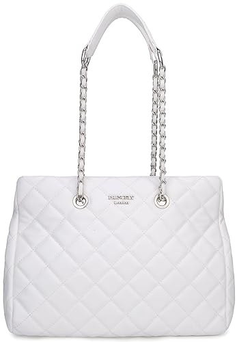 Princely London Schultertasche Emily – Elegante Schultertasche aus Hochwertigem Veganem Leder, Stilvolle Tasche für Damen für Alltag & Ausgehen