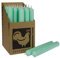 Stabkerzen 10 Stück Tafelkerzen durchgehend gefärbt Spitzkerzen für die Tisch-Deko zur Hochzeit Weihnachten & Party Farbe: Mint/Pastell-Grün Höhe:18cm
