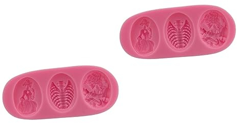 BESTonZON 2 Pz Arredamento Di Halloween Topper Per Torte Decorazioni Per Torte Per Fondente Tortiera Di Halloween Stampo Per Decorare Torte Attrezzo Torta