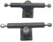Leefai Pro Fingerboard Trucks (Achsen) 34mm Raw Metal Inverted Style with Single Axles and Updated Pivot Cups