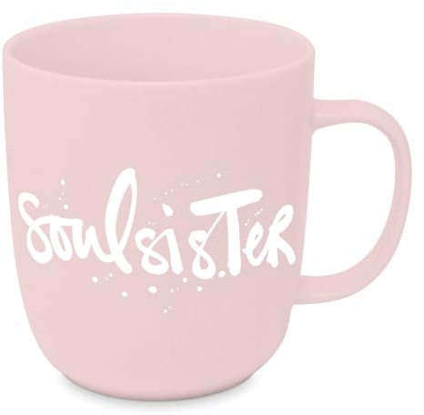 Design@Home Porzellanbecher Becher Kaffeebecher Kaffeetasse Soulsister Mug 2.0 350 ml
