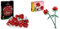 LEGO Icons Rosenstrauß, künstliche Blumen als Zimmer-Deko & Creator Rosen, künstliche Blumen-Set, kompatibel mit Blumensträußen