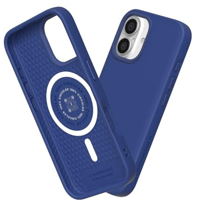 RHINOSHIELD SolidSuit MagSafe Compatible Case for iPhone 16 | Strong Magnetic, Military Grade Drop Protection, Classic Design, Wireless Charging, Slim Profile