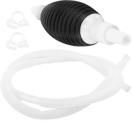 Mobestech Ölextraktor Benzinpumpe Benzinschlauch Kraftstoffsaugpumpe Handpumpe Handbetriebene Pumpe Kraftstoffheberpumpe Handheberpumpe Gasheberpumpe für Benzin Handwasserpumpe eva、pvc Black