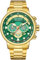 Uhren Herren Chronograph Stilvolle Edelstahl Gold Armbanduhr Leuchtende Zeiger Elegantes Business Uhr für Männer mit Datum Kalender