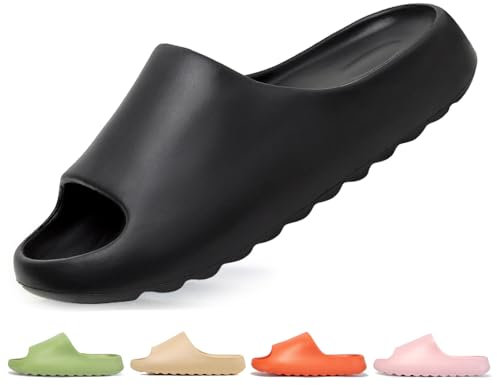 Jesindr Cozy Slides Original Uomo Donna Ciabatte da Bagno Antiscivolo Ciabatte Da Bagno Ciabatte Morbide Nuvole Schlappi Scarpe Nuvolose Unisex Gomma Cloud Slippers Estate Beach Slide Sandali