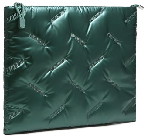 GAOCHY 13 Pulgadas Puffy Funda de Portátil para MacBook Air 13 M4/M3/M2/M1, 13 Pulgadas iPad Air M3 2025, iPad Pro M4 2024, Envy x360 13, Vivobook 13, Latitude, Surface Laptop 7-1, Verde Satinado