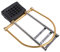 Pongnas Head Spa Waterfall with Water Circulation Rack, Iproof et Durable Metal Head Spa pour les Salons de beauté et les Maisons, adapté au Shampooing et à la Circulation de L'eau