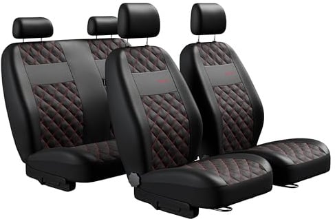 MOTOS Universal-Sitzbezüge auto für VOLKSWAGEN Passat | Autositzbezüge mit aktivem Airbag-System, dreilagigem Material und makelloser Oberfläche, die ideale Sitzauflage für stilbewu