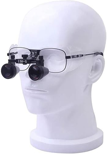 OWOHYG Magnifier, Medical Magnifier Dental Magnifying Glasses 2.5Xadjustable Headband Loupe,Hands Free Headband Magnifier,Visor Glasses Magnifying - For Surgical,Jewelry Appraisal
