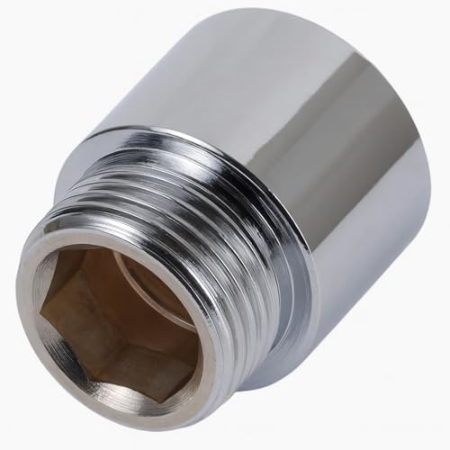 20mm BSP Chrome Radiator Extension Piece Connection | 20mm BSP Chrome Radiator Extension Piece | Threaded Connection for Radiator Pipework