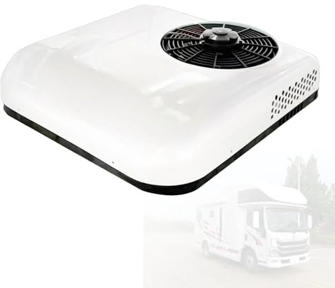 DzkZen Condizionatore per Camper 12V/24V, unità AC da Tetto Slim Fit, Climatizzatore Silenzioso a Basso Consumo, per Van, Camion, Rimorchi e Motorhome 24V