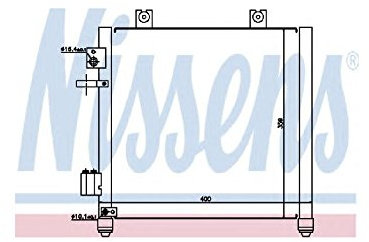 Nissens 94739 Kondensator, Klimaanlage