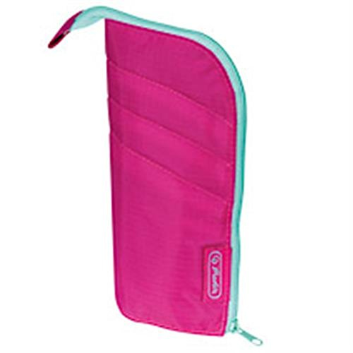 Herlitz 11363819 Pencil Pouch My Case, Pink/Mint