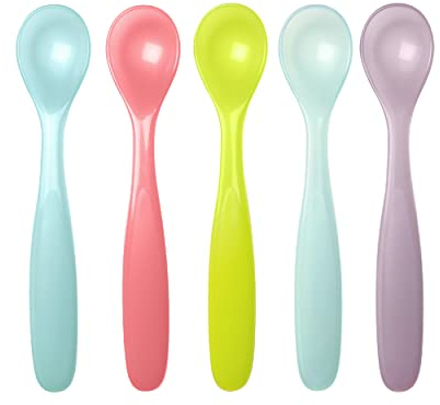 BADABULLE Cuillères Souples et Douces (x5) Funcolors, dès 6 mois
